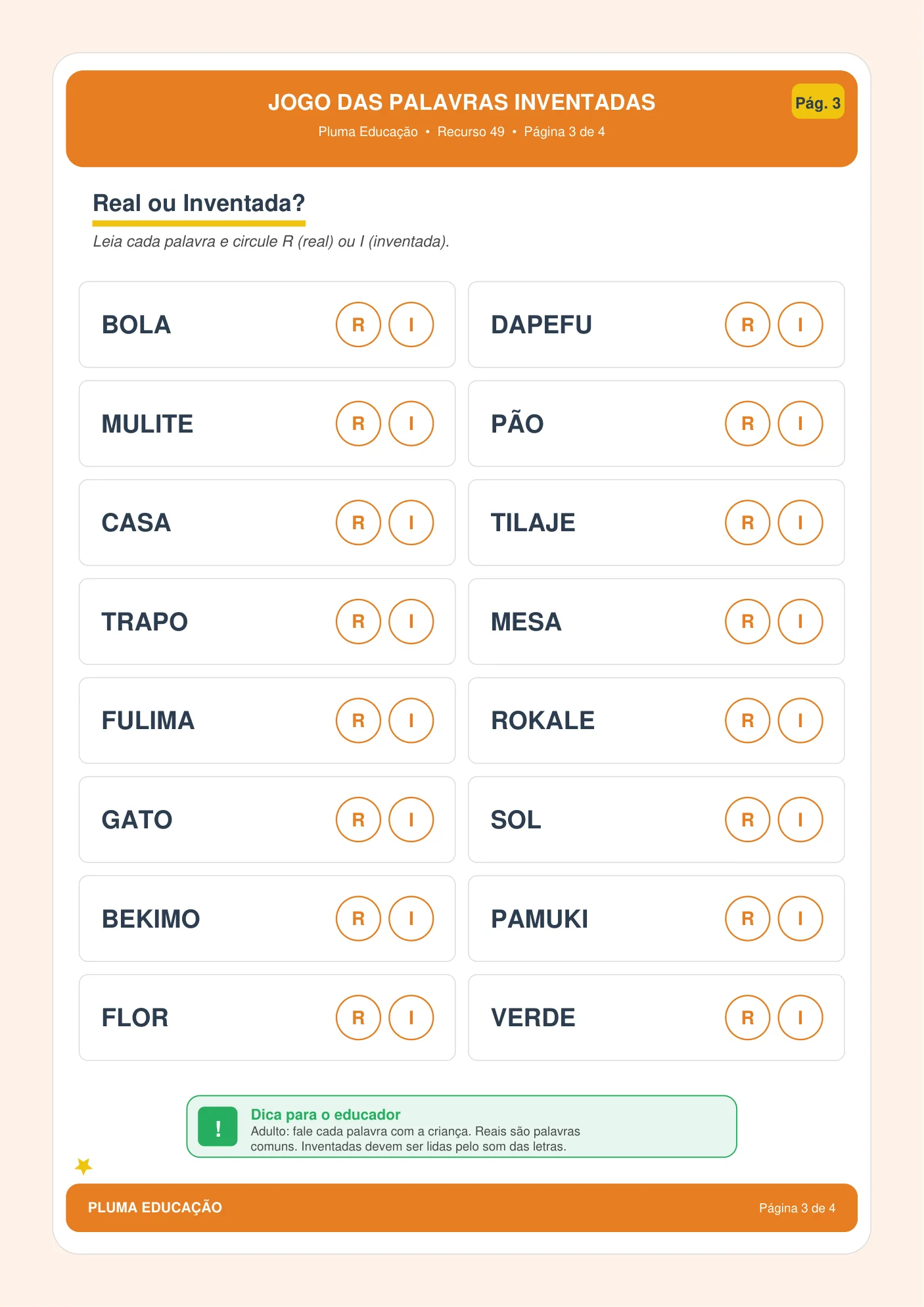 Palavras inventadas