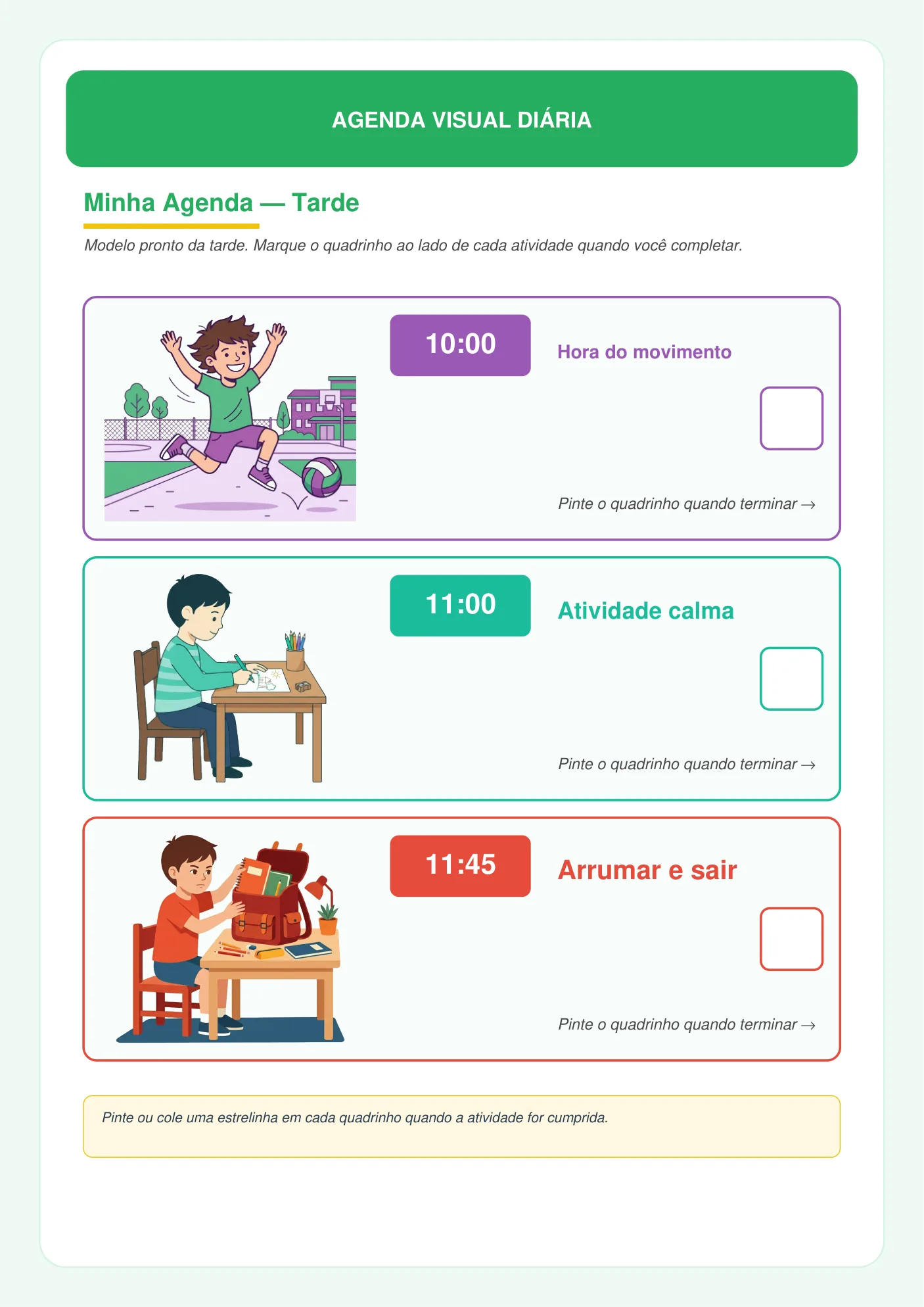 Agenda diária