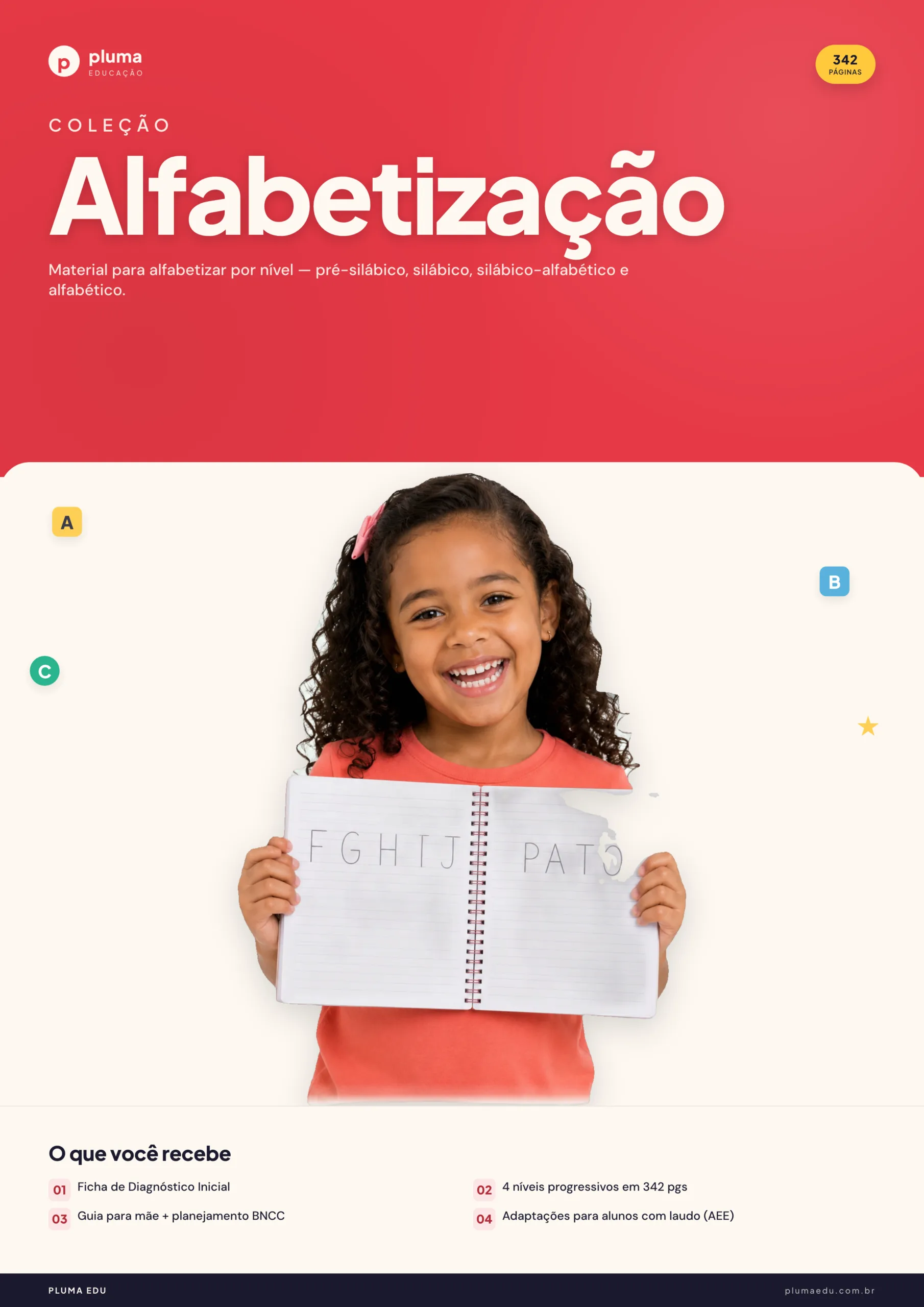 Capa da Coleção Alfabetização por Nível